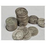 39- 1934-5 Washington Silver Quarters