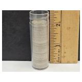 Partial Tube of 1955 Roosevelt  Silver Dimes
