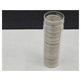 Tube of 1954 Roosevelt Silver Dimes