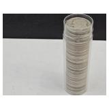 Tube of 1954 Roosevelt Silver Dimes