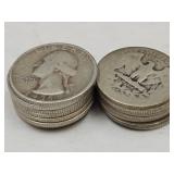 15- 1935 Washington Silver Quarters