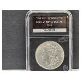 1888 UNC Morgan Silver Dollar