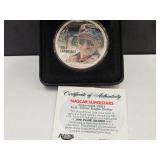 2001 Dale Earnhardt Silver Eagle One Dollar Coin