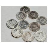 10- 1 Troy Oz. Silver Rounds