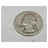 1934 Washington Silver Quarter