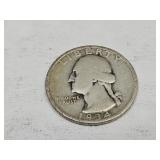 1934 Washington Silver Quarter