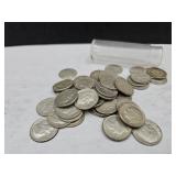 Tube of 1963 Roosevelt Silver Dimes