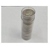 Tube of 1959 Roosevelt Silver Dimes
