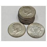 10- 1965 Kennedy Half Dollars  Partial Silver