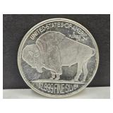 1 Oz. Silver Round