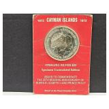 1972 Cayman Islands Silver $25 Coin