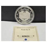 2001- WW II 20 gram Silver Round
