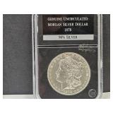 UNC 1878 S Morgan Silver Dollar