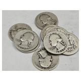 10- 1937 Washington Silver Quarters