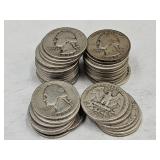 40- 1937 Washington Silver Quarters