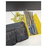 Tool Pouch, Large Bolts & Rope