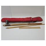 VTG 19 OZ 8 Ball Wilson Poolstick with Case