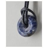 Blue Lapis Disc Necklace