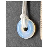 Opaslite Disc Necklace