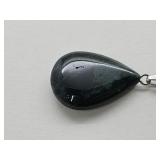 Agate Teardrop Necklace