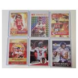 6 Patrick Mahomes Rookie Football Cards