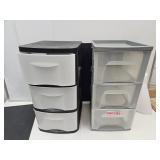2 Storage Drawers 3 Drawers Each12"x25"