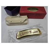 M- Hohner  Comet Harmonica With Case