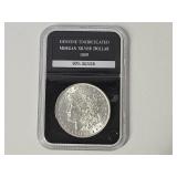 Genuine UNC 1889 Morgan Silver Dollar Coin