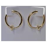 Gold Plated Stainless Steel Earrings