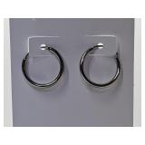 Stainless Steel Hoop Earrings