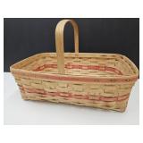 Longaberger Basket 1986  19" w x 6.5"h