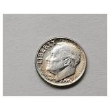1959 Silver Roosevelt Dime Coin