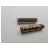 2 Full Rolls Wheat Penny Coins