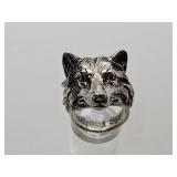 Untamed Spirit Wolf Ring Sz 9