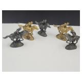 Metal US Soldiers & Horses