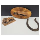 Copperama  Semi Art, Horse Shoe & Lion