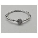 NEW 925 Silver CZ Stone Ring Sz 7
