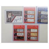 5 Michael Jordan Iconic Ink Facsimile  Auto Carrds