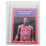 Michael Jordan 1984 USA Olympic Rookie Card Red