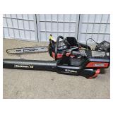 82 Volt Blower & Chain Saw Works