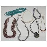 7 Costume Jewelry Lot of Necklaces