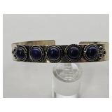 925 Silver Blue Lapis Bracelet