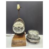 Man Cave Electric Meter Table  Lamp & Extra Meter