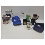 Hats & Beer Glasses XLVI Superbowl Stein, Miller H