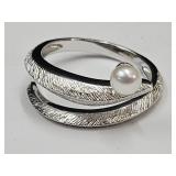 JTV Sz. 8 Sterling SIlver 925 Pearl Ring
