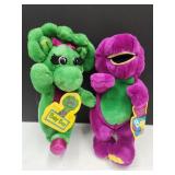VTG 1992 Barney & Baby Bop Plush