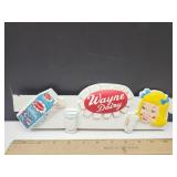 VTG NOS 3-D Wayne Dairy Store Display