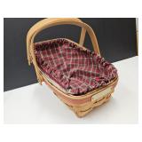 Yuletide  1991 Longaberger Basket 13" Long