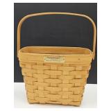 Signed Longaberger Dresden Tour  Basket 9" w