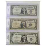 1957,57A,57B $1 Silver Certificates
